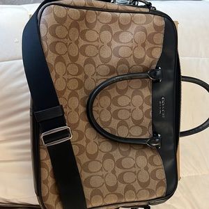 Coach - Briefcase / laptop bag in signature canvas